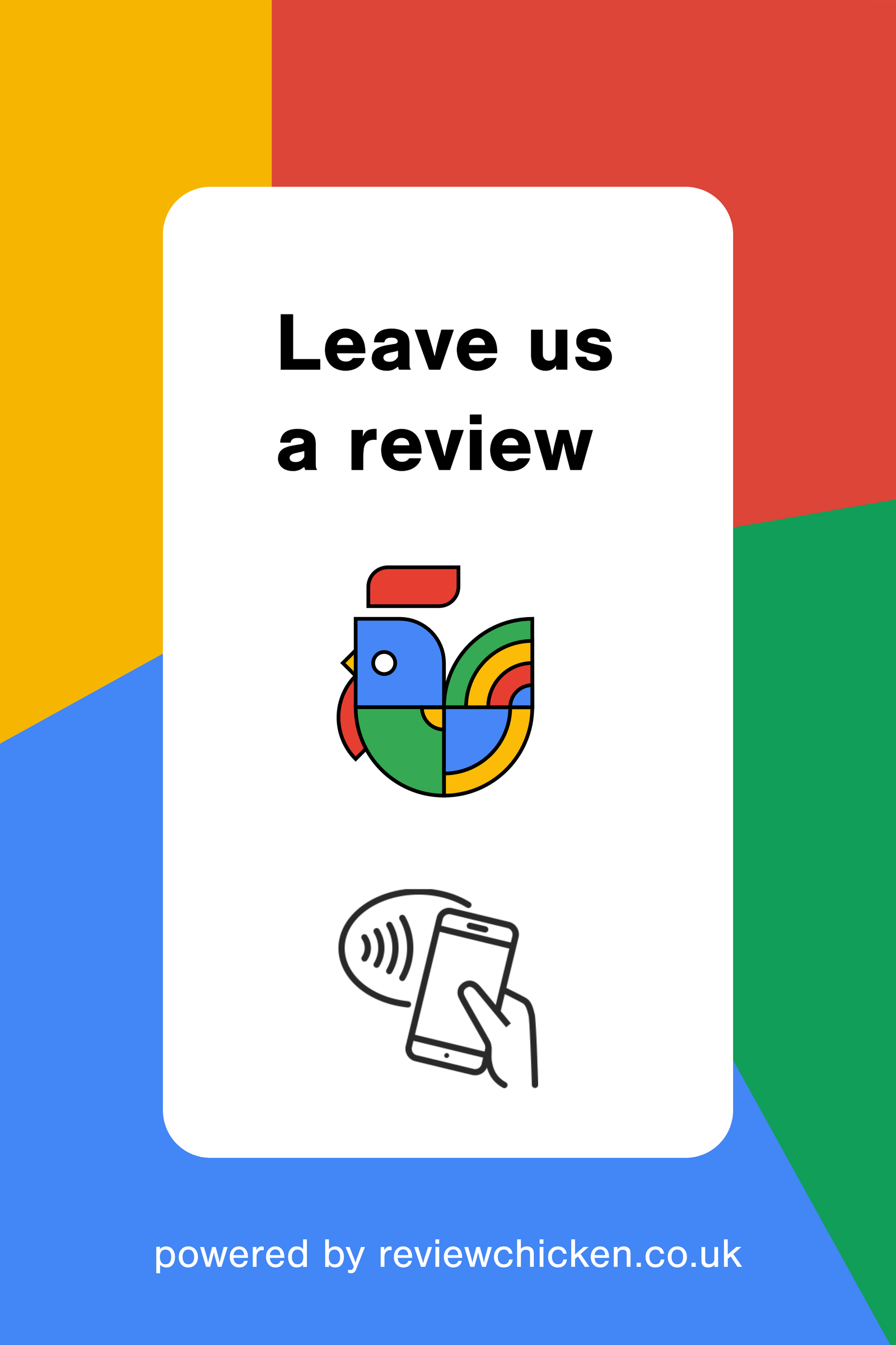 Standard NFC Review Stand from Review Chicken